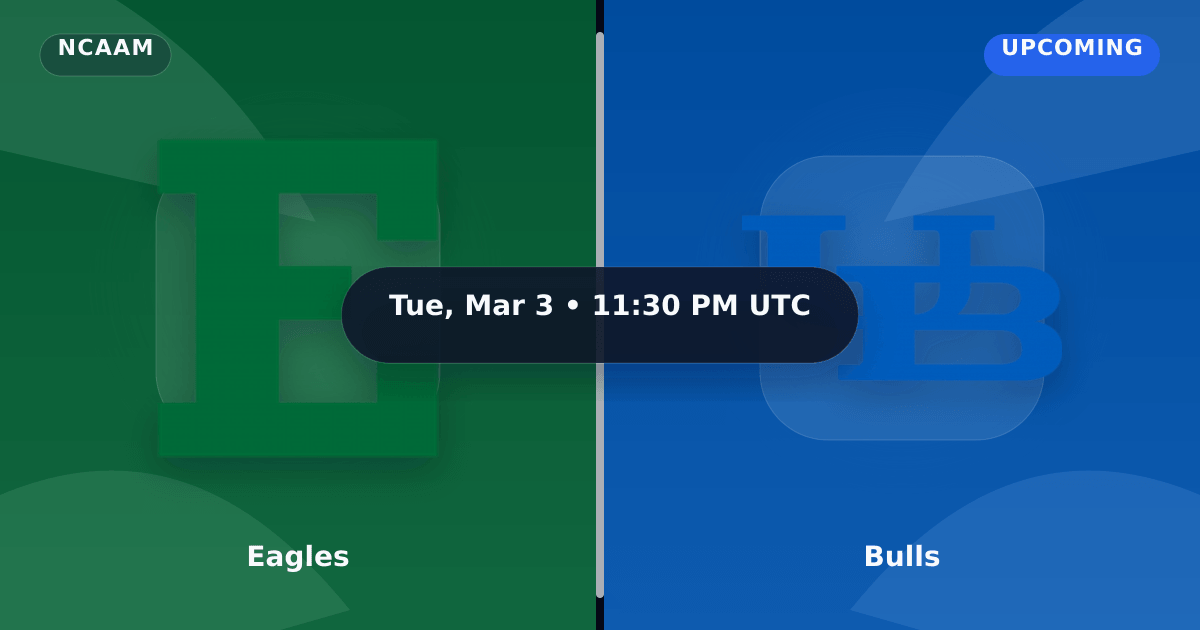 Eagles vs Bulls (Mar 3, 2026) Live Score preview