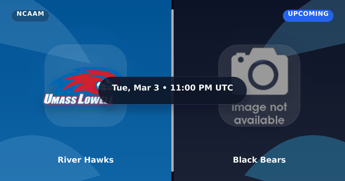 River Hawks vs Black Bears (Mar 3, 2026) Live Score preview